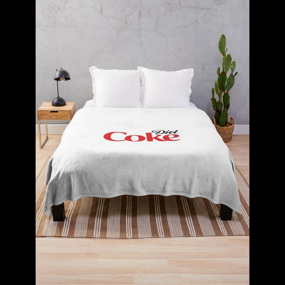 Coperta Morbida e Accogliente Coca-Cola Divertente Amante Dieta Stampa a Quadri per Soggiorno Divano Letto Divano Decorazione Casa Idea Regalo