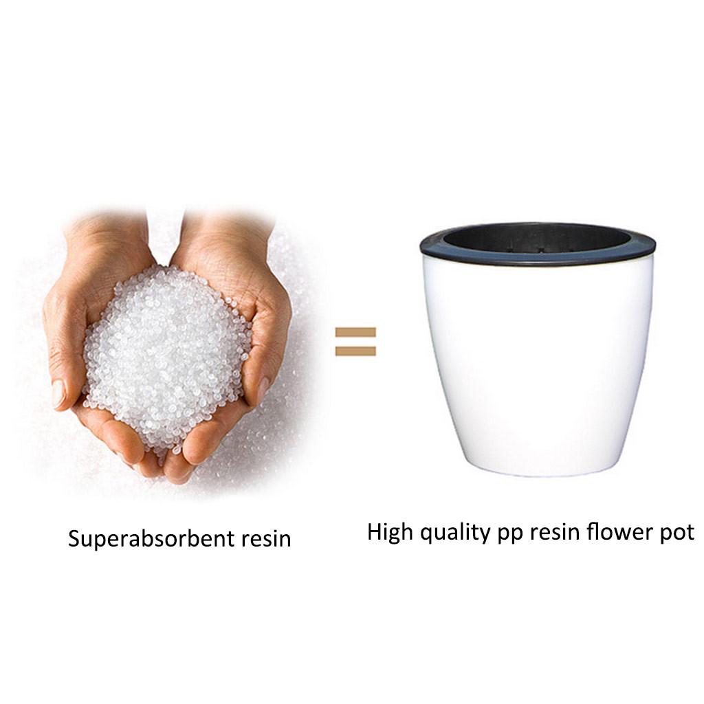 Ghiveci de flori Leneș cu absorbție automată a apei Ghiveci din plastic Cultură de apă a plantelor verzi