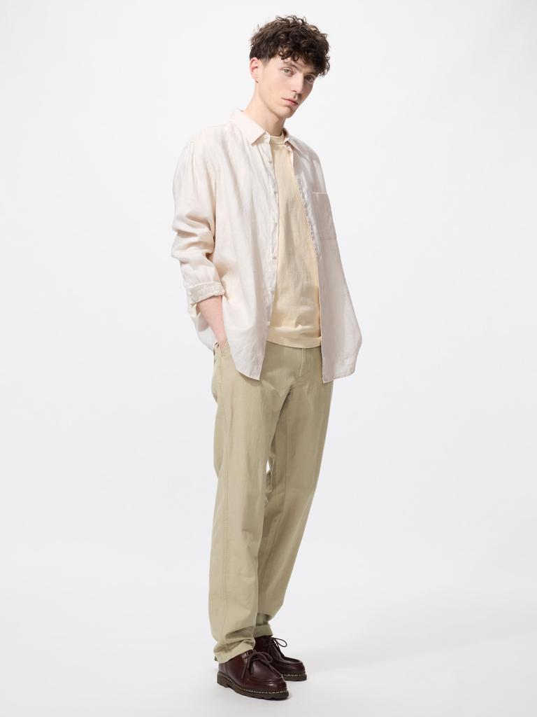 Uniqlo Japan Linen Blend Easy Pants Long