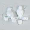 Sleek Bird Wall Hook Resin Organizer For Bathroom And Bedroom Storage Accessory