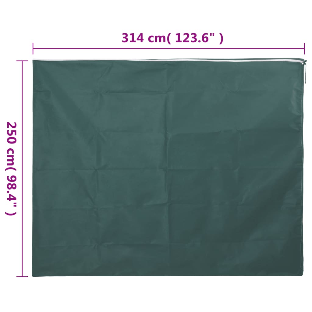 Winter Frost Protection Cover with Zipper 70 G M² 3.14 X 2.5 M