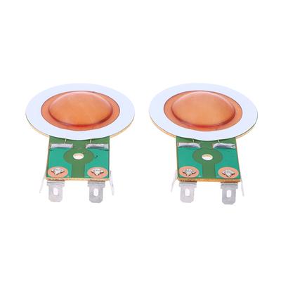 1Pc 25.4Mm Tweeters Voice Coil Round Speaker Treble Coil Horn Titanium Film Copper Clad Aluminum Diaphragm Repair Part