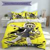 3pcs Custom Name Murder Drones Set,Includes 1 Duvet Cover and 2 Pillowcases,All-season Bedroom Decor