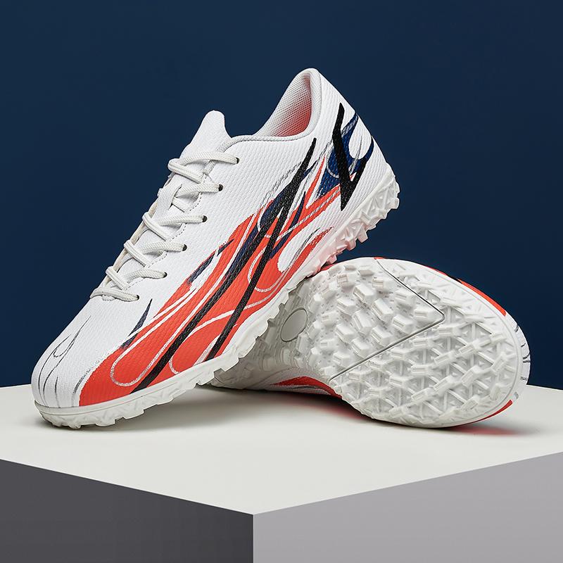 Large Size 46 47 Football Shoes for Men Training Sports Matches Artificial Grass TF Spike Cross-Border Shoe Male Footwear