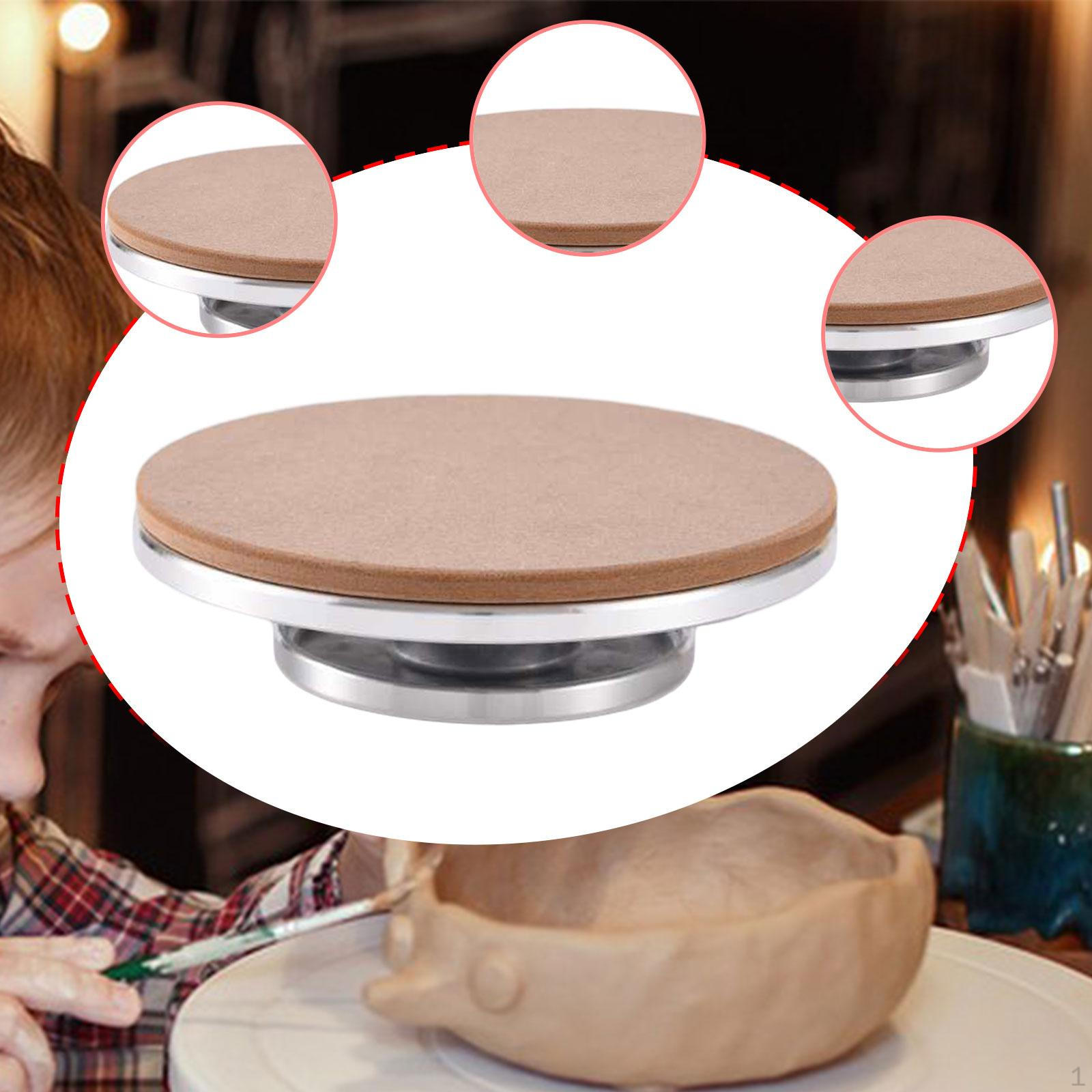 

Поворотный стол для гончарного круга, вращающаяся платформа, инструмент для лепки из глины 20cm