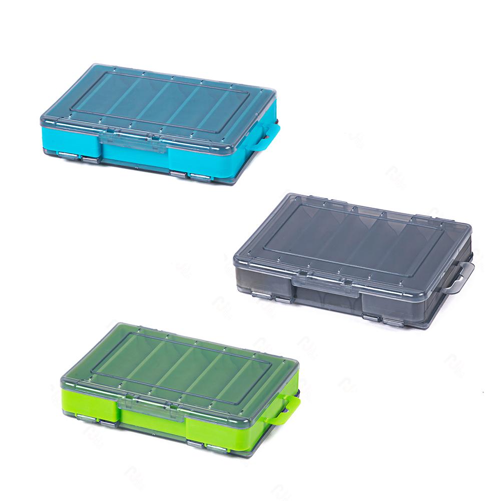 Portable Fishing Tool Box, Double-side Tool Box Bead Organizer, Fishing Hook Sealing Storage Organizer, Fishing Tackle Organizer Box For Jigs, Lures,