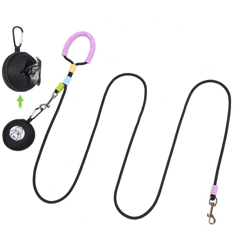 1/2 ks Lehké vodítko pro psa s dvojitou rukojetí Vodítko proti ztrátě psa Potřeby pro domácí mazlíčky Dvojité trakční lano pro domácí mazlíčky