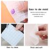 Square Heart Letter Number Silicone Molds Charms Pendant Epoxy Resin Alphabet Bead Mold for DIY Bracelet Jewelry Making Supplies