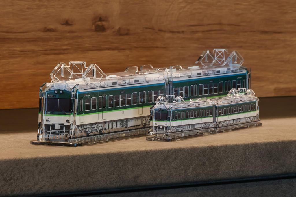 3D Akuden Keihan 600 Series (Set) Acrylic Railway Model Train Assembly Kit Crystal Gift Hobby Gift