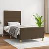 VidaXL Bed Frame with Headboard Dark Brown 80x200 Cm Fabric3125093