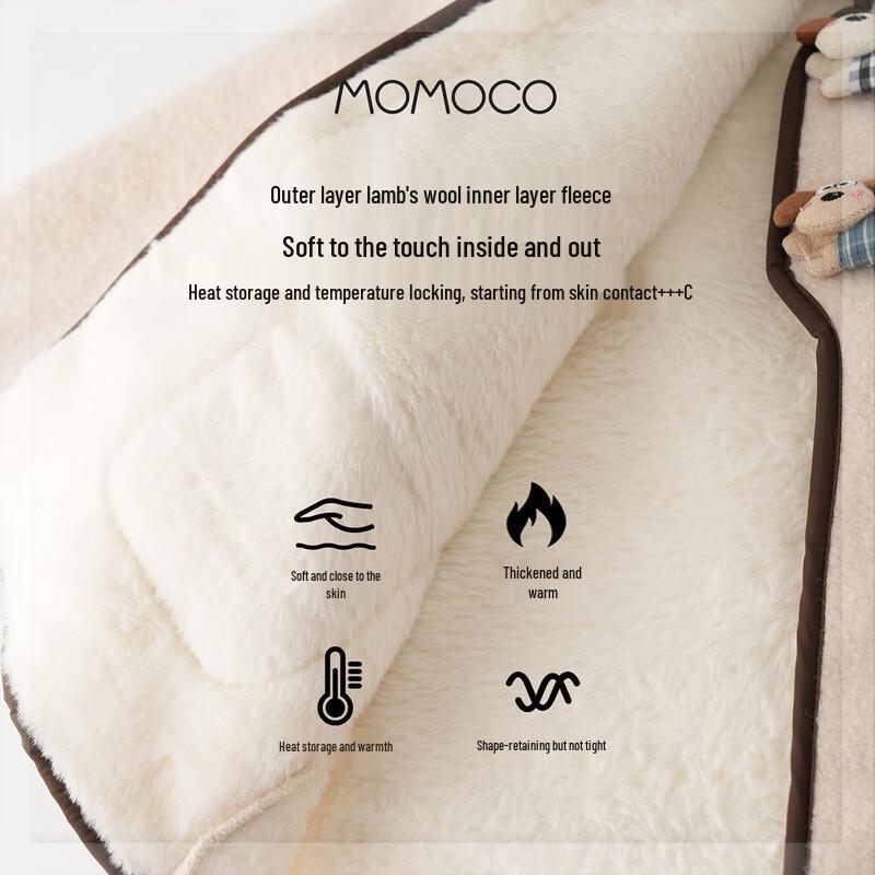 Chlapecká bunda MOMOCO s kapucí z umělého beránka