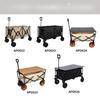 Deluxe Electric Folding Camping Cart with Tank Wheels