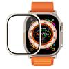 Screen Protector For Apple Watch Ultra 49mm Accessories Metal Bumper+Tempered Glass Aluminum Alloy Cover HD iWatch Ultra 49 Mm