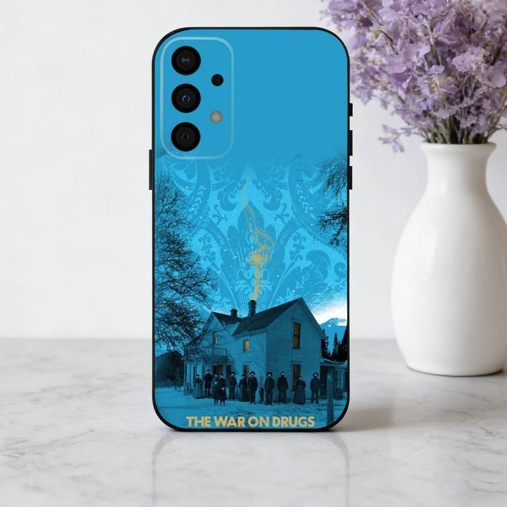 T-The W-War on D-Drugs Band Phone Case For Samsung Galaxy A73,A72,A71,A70,A53,A52,A51,Soft Silicone Black Cover