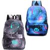 Music To Listening People Prints Luminous Backpack Colorful Schoolbag Unisex Bag