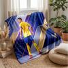 Manta de Franela Estampada de Cristiano Ronaldo Agradable al Tacto Cálida Manta Decorativa para Sofá Cama Interior Uso Diario