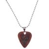 Miwayer Púa de Guitarra de Metal Aleación de Zinc Colgante de Collar Púa Para Guitarra Eléctrica Instrumento Musical Piezas Accesorios