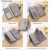 Easter Bunny Women's Long Wallet features a flip cover design. This multifunctional wallet is perfect for Easter celebrations and comes with a