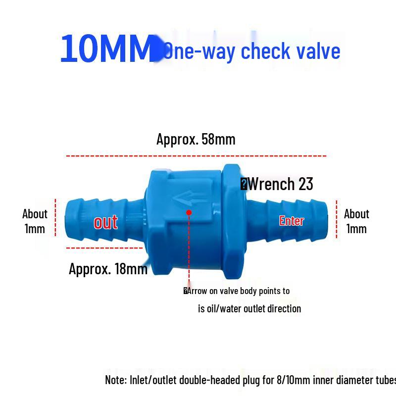 Truck Air Brake Anti-Backflow Check Valve for Sprinkler Systems