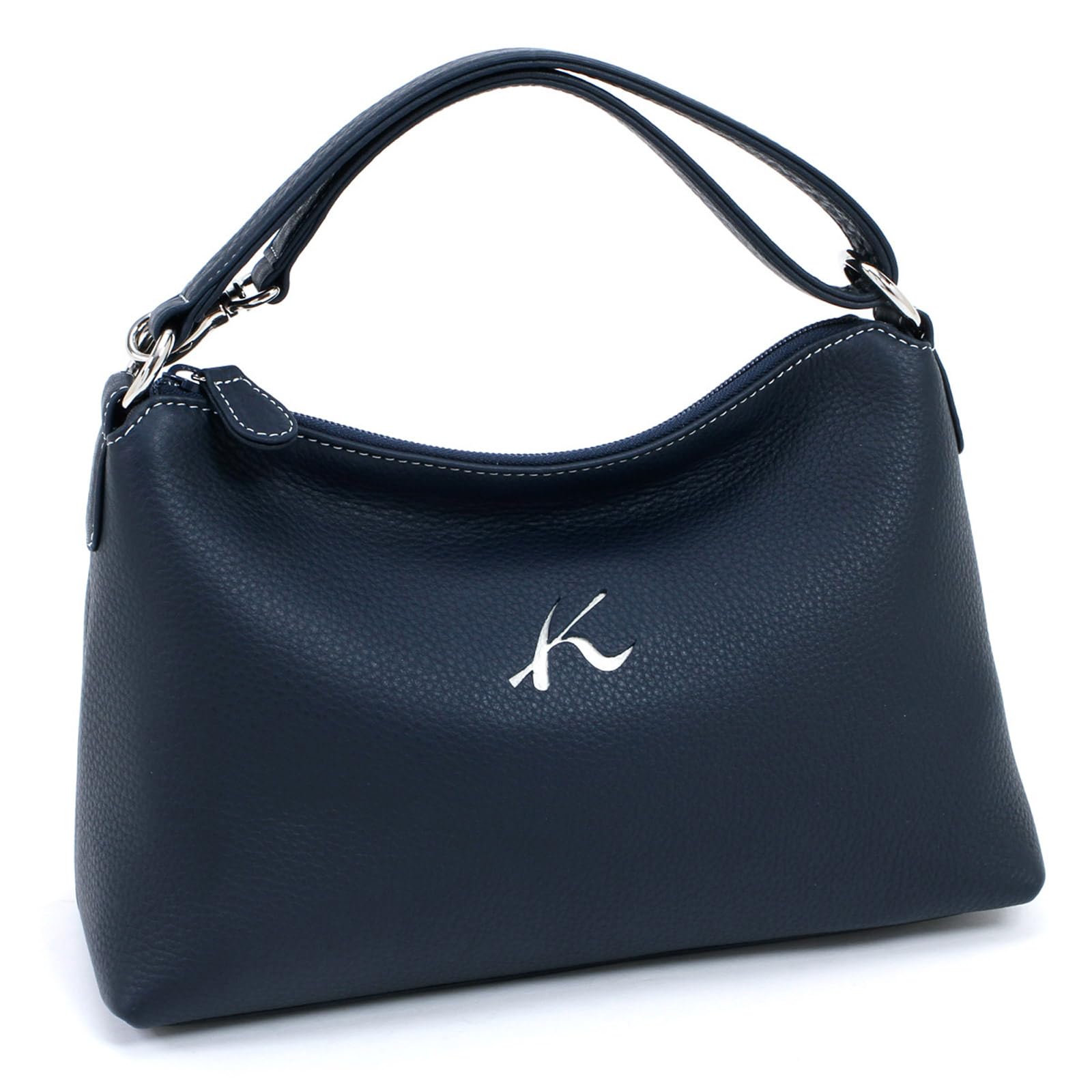 

Shrink material that makes scratches less noticeable Small handbag Dark Stitch 10901 [Kitamura] 2-way Y-1330 Women s Blue/White [Navy]