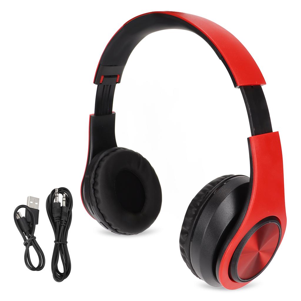 Wireless Headset Stereo Noise Cancelling Foldable Bluetooth Headphone for Cellphone PC Travel Game