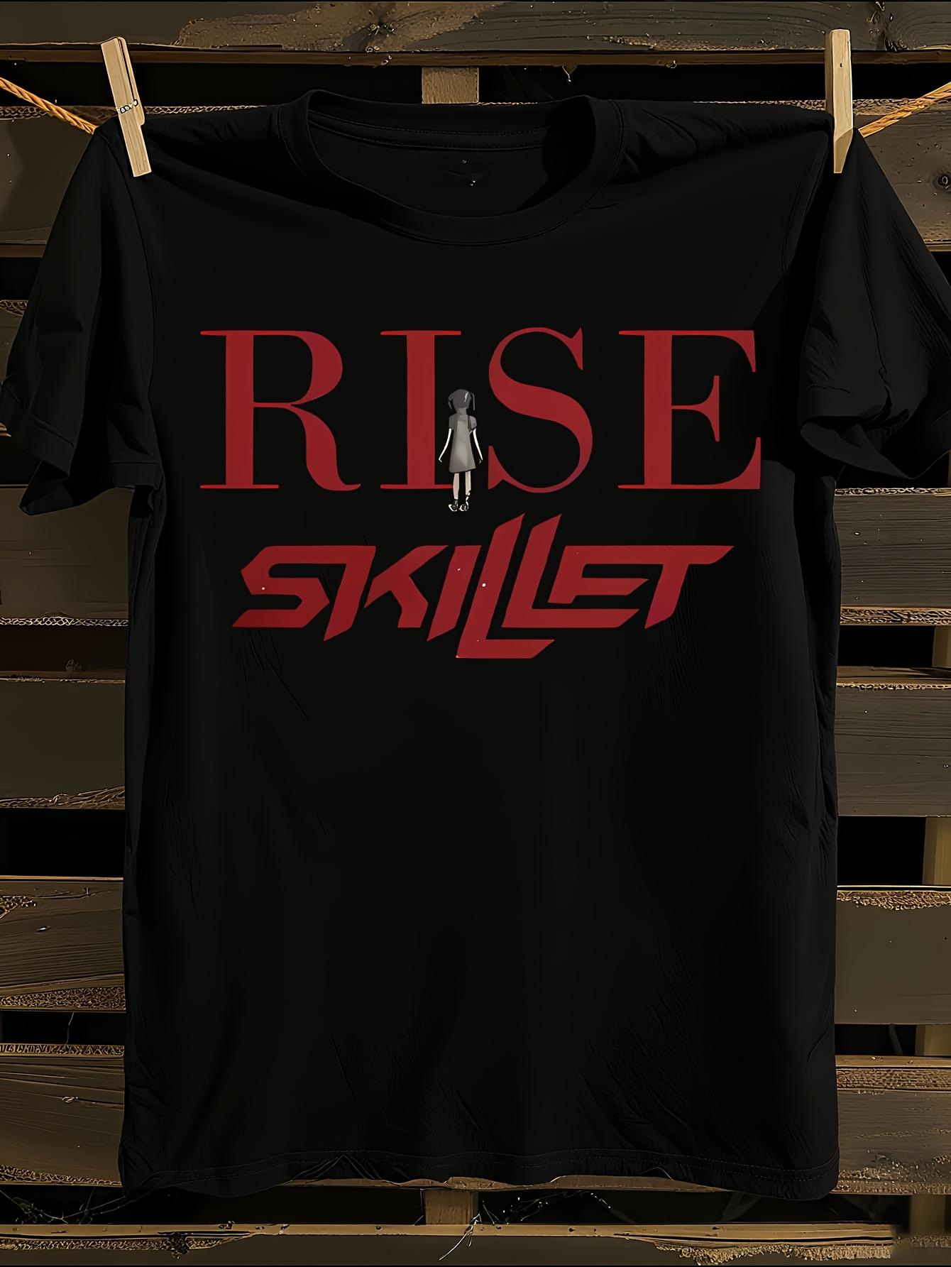 RISE Skillet Band Logo Tshirt L