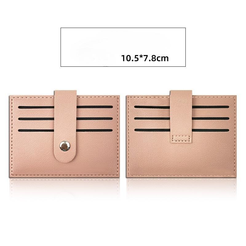 Fashion Leather Ultra-thin Card Holder Bank Credit ID Cards Cover Pouch Case Wallet Organizer Thin Business Bank Card Package