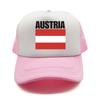 Cappellino da Baseball Bandiera Austriaca Fresco Estivo Unisex Rete Traspirante Cappello per Fan del Paese Cappellino Trucker Unisex Cappellini in Rete Traspirante per Esterno