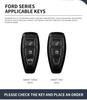 Nuova Cover Custodia Portachiavi in Pelle per Chiave Auto per Ford ST Line Fiesta Focus Mondeo Ecosport Kuga Puma Edge Escape Portachiavi Accessorio