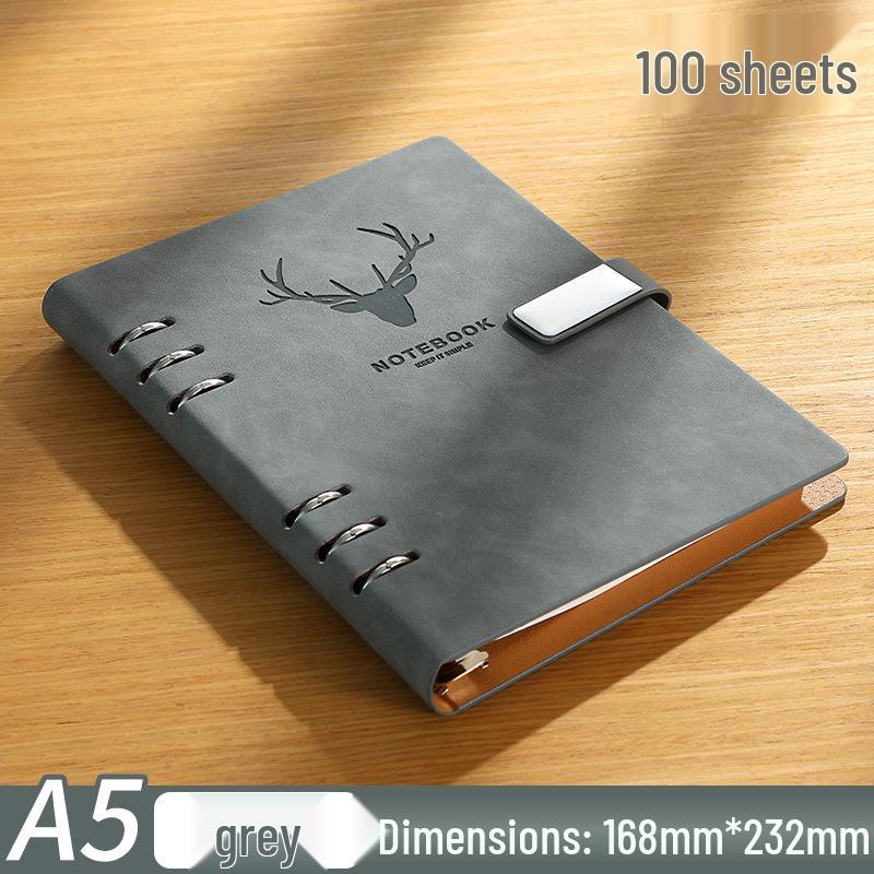 Abnehmbares B5 Hochwertiges Notizbuch-Set mit losen Blättern: Geschenk für Studenten & Geschäftsleute