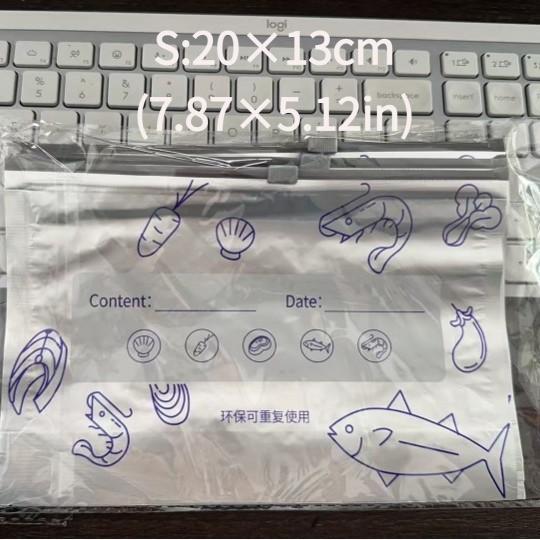 10Pcs Large Capacity Zip Lock Aluminum Foil Storage Bags Leakproof Freezer Safe Reusable Food Packaging Pouches S – silver