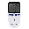 LCD Display Electricity Usage Power Meter Socket Energy Watt Volt Amps Wattage KWH Consumption Analyzer Monitor Outlet--with Backlight AC230V.250V