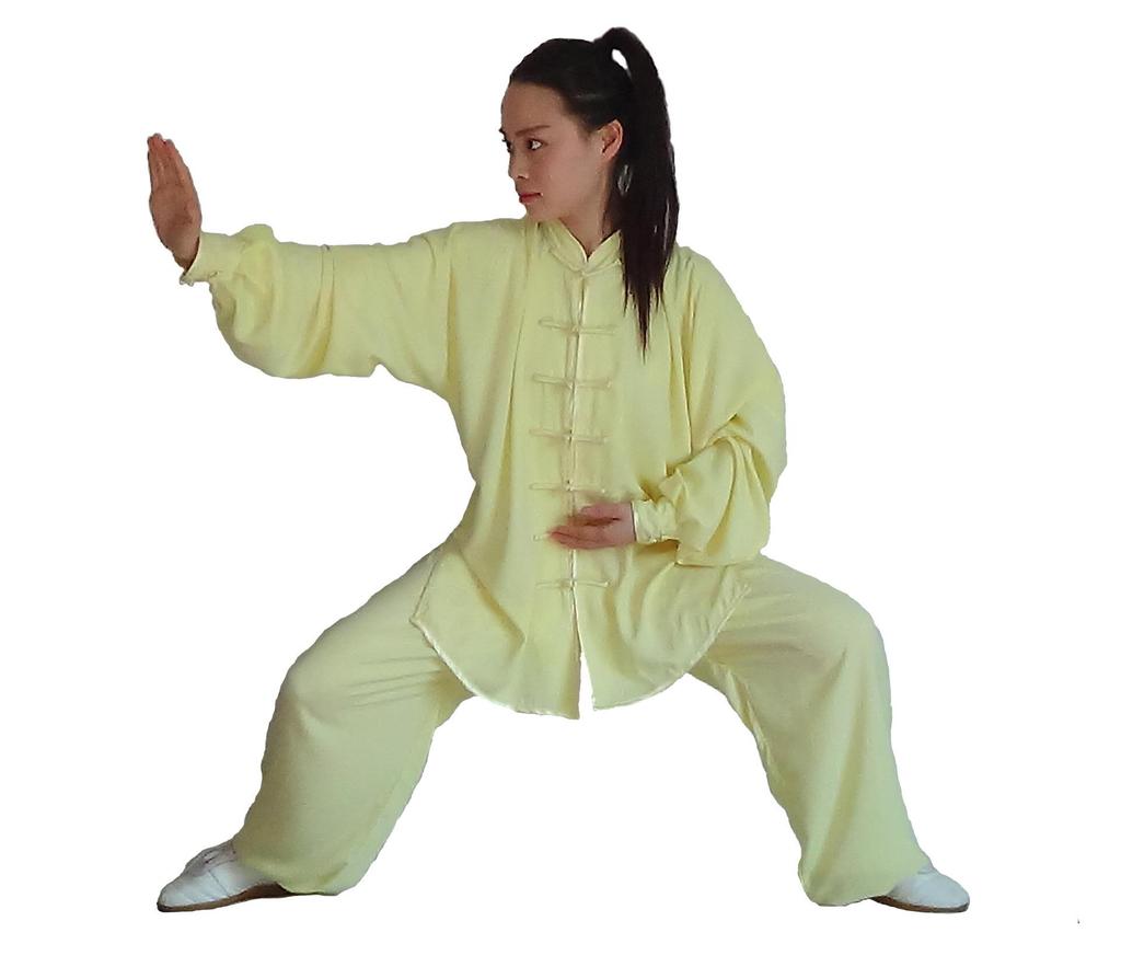 Wiosenno-letni bawełniano-jedwabny strój do Tai Chi - Odzież do ćwiczeń i występów dla mężczyzn i kobiet