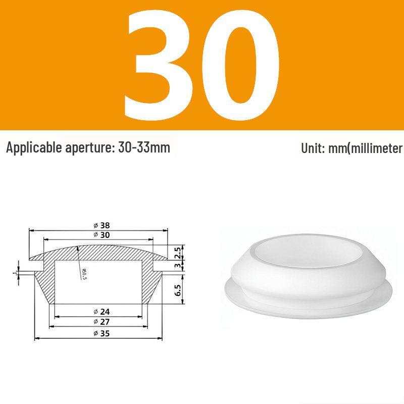High-Temp Resistant Silicone Rubber Stopper with Card Slot Sealing Cap