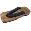 KYOETSU Paulownia Wood Geta Sandals with Brown Stand Men's (L, 3)