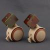 4Pcs Furniture Crib Swivel Casters Cabinet Wheels With Brake Nylon Furniture Support Leg For Chairs Baby Bed Trolley