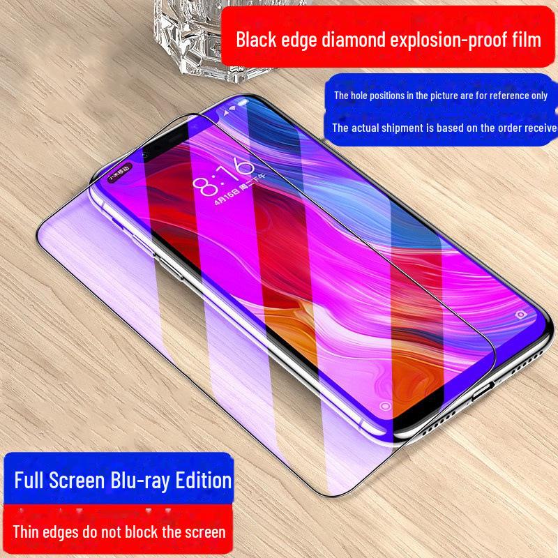Compatible Tempered Glass Film for Xiaomi 9/8/10/11 Youth Version, Anti-Peeping, Full Screen, Blue Light Filter, Explosion-Proof Protection.