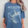 Rocky Mountains Shirt, Retro Comfort Colors T-Shirt, Colorado Tshirt, Oversized National Park T Shirt, Nature Graphic Tee, Outdoor Hiker Tee
