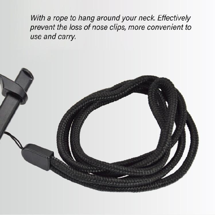 Nonslip Swimming Nose Plug Diving Nose Clip with AntiDrop Lanyard Adults Nose Protector Swimming Training Accessories