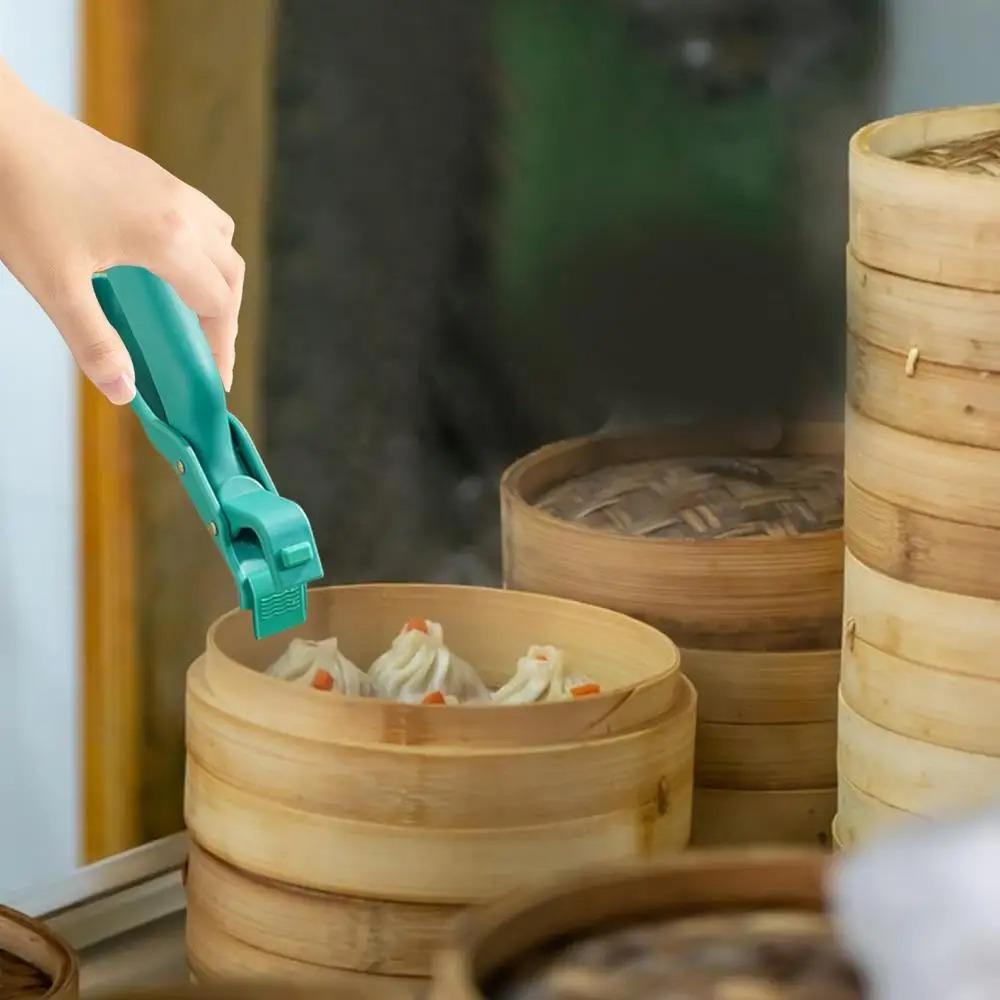 Silicone Hot Bowl Gripper Anti Scald Bowl Tongs Kitchen Gadgets Dish Clip  Air Fryer