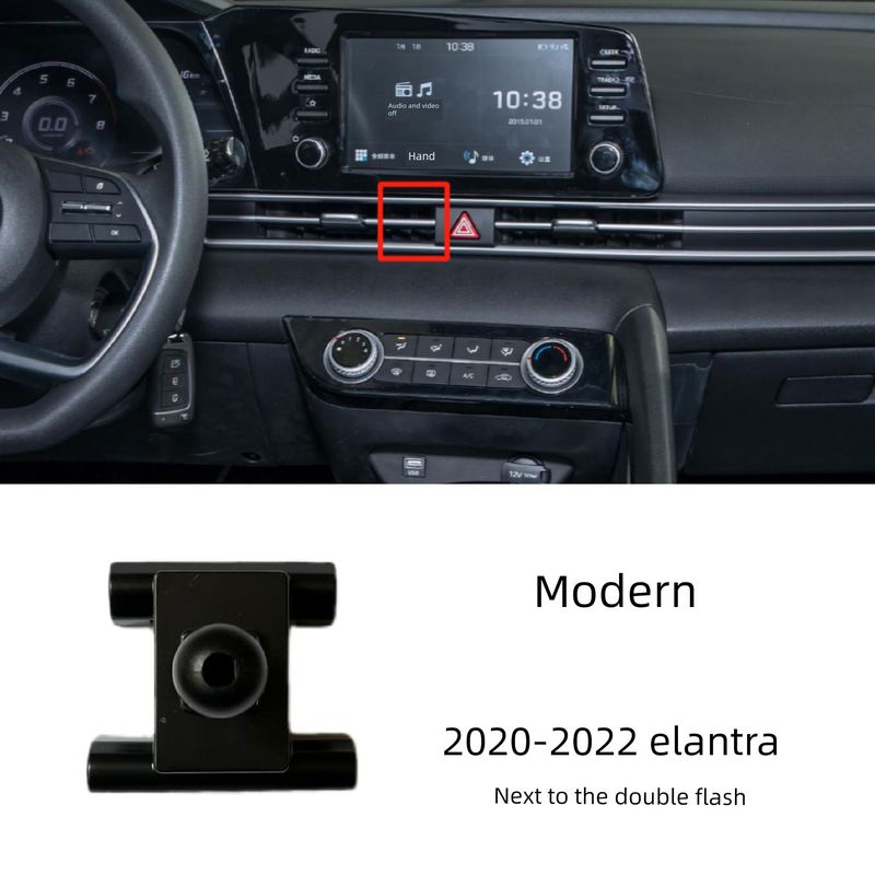 Mobile Phone Car Mount Base Specifically Designed for Beijing Hyundai Santa Fe, Elantra, Tucson, Ix35, Lafesta, Sonata 10