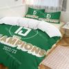 3D Print Maccabi MHFC Haifa Green Apes Bedding Set Twin Queen King Full Size Duvet Cover Pillowcase Bed boys girls Adult Home