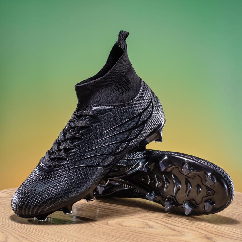 Men's Soccer Shoes Outdoor Long Spikes Sports Football Boots Large Size Youth Sports Kids Football BootsMens Football Shoes
