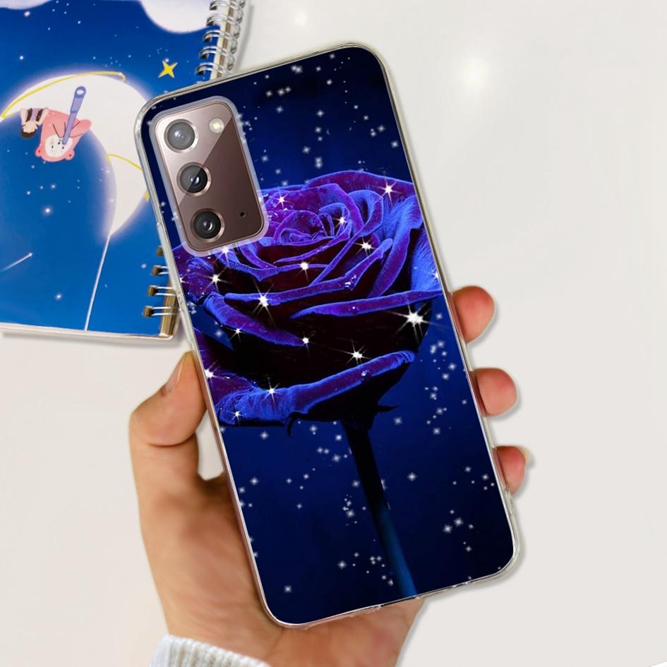For Samsung Note 20 5G Case SM-N981B Popular Flower Slim Soft Silicone Phone Cover For Samsung Galaxy Note20 Ultra 5G Funda Capa