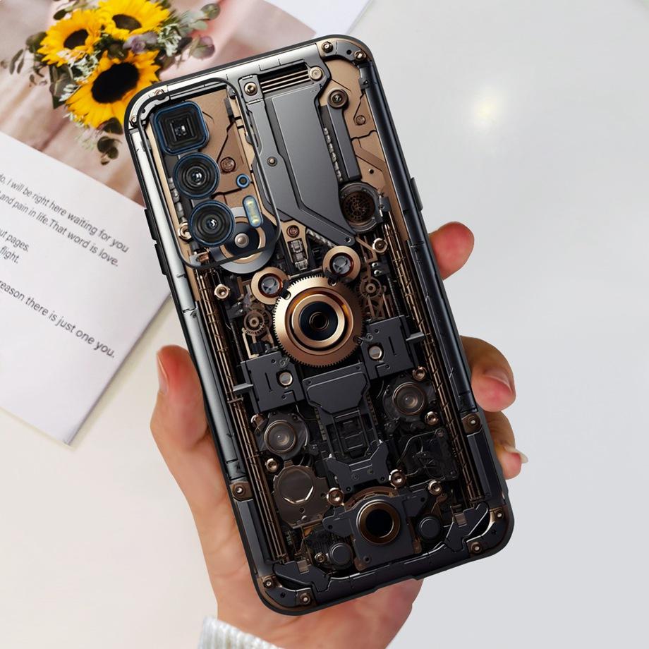 For Motorola Edge 20 Pro Back Cover Phone Case Soft Clear Silicone Shockproof Protection Funda Coque For Motorola Edge 20 Capa