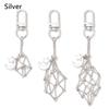 Stone Lover Gift Stainless Steel Keychain Silver Color Handbag Keyring New Design Car Keyring
