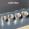 Generic Coffee Filter Basket Nonrust Steel Fine Meshes Screen Durable Construction Suitable with Most Brewer
