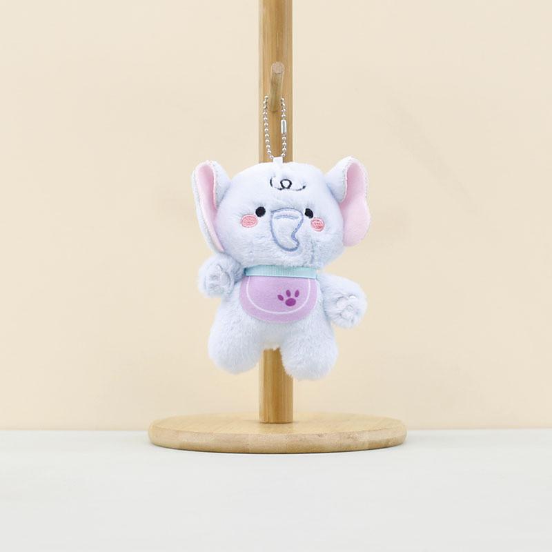 Adorable Cartoon Animal Plush Toy Collection Featuring Cute Elephant Panda Rabbit And Bear Designs