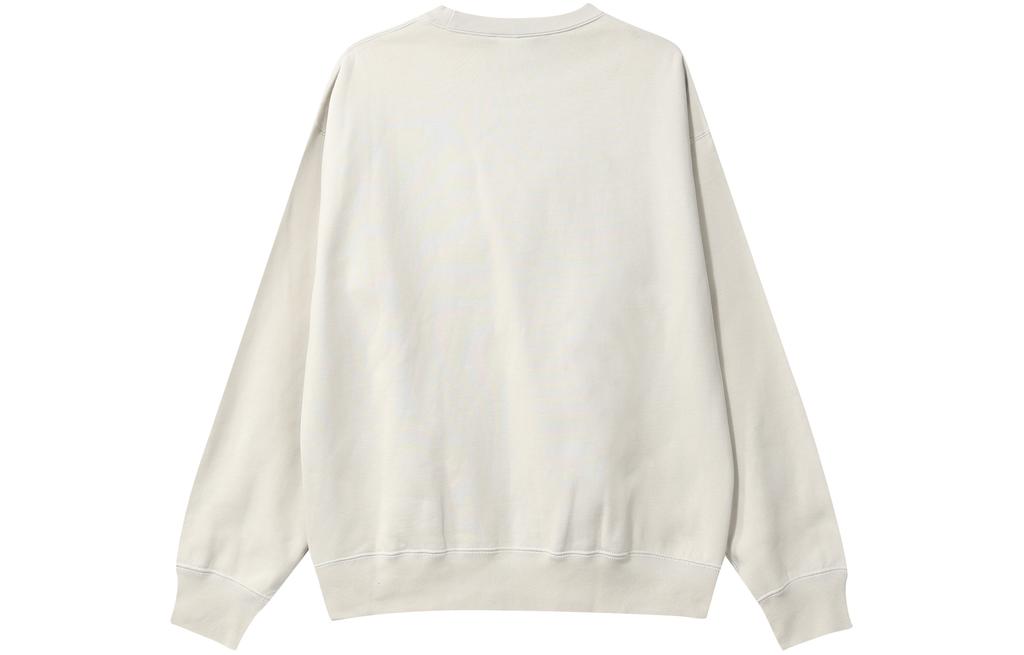 Nike Sweatshirts Men's Light Bone White Crew Neck Moderate Regular DA0318-072