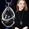 Statement Geometric Crystal Necklaces Pendant For Women Sweater Chain Choker Collier Femme Fashion Long Necklace Femme Collar Jewelry